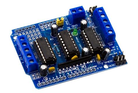 Arduino's L293D motor driver shield guide .